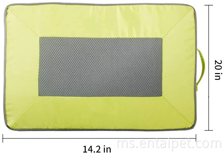 Haiwan peliharaan haiwan peliharaan tikar sejuk anjing sejuk tikar pad penyejuk anjing katil